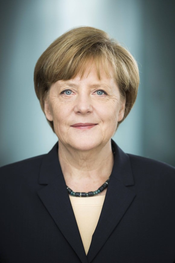 Bundeskanzlerin Angela Merkel freigegeben für Broschüre