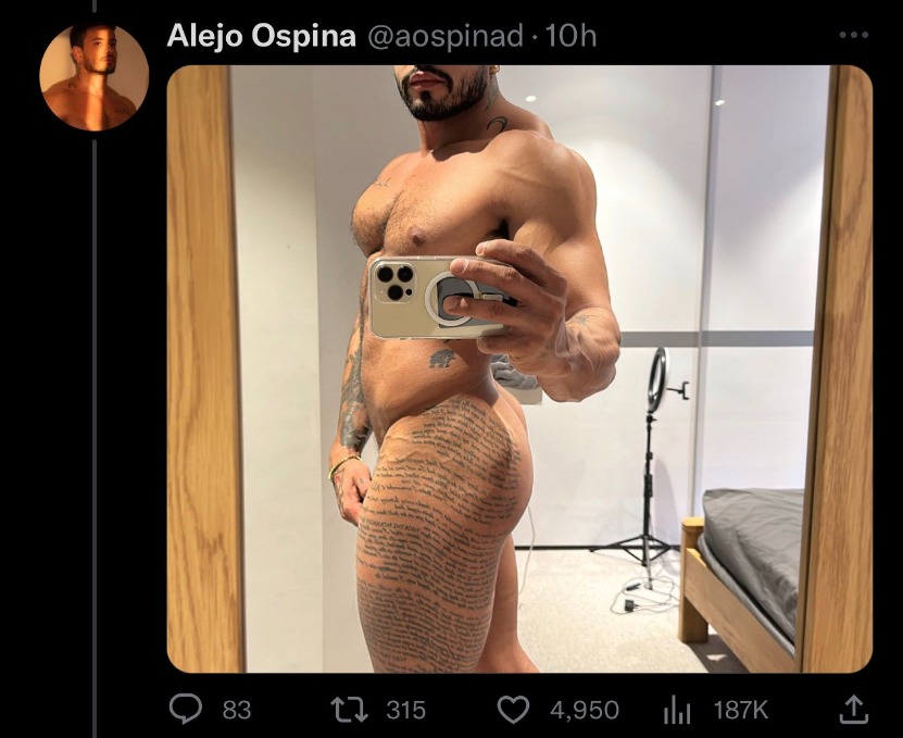 El nuevo tatuaje de este actor porn0 gay demuestra que es un ...