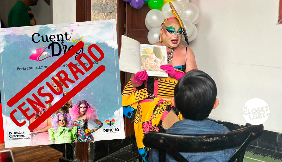 Drag Queen Censurado LGBT Queer Tec Feria Libro