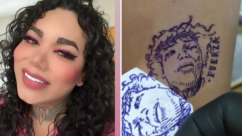 Paola Suarez Tatuaje Cara