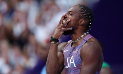 El velocista olímpico Noah Lyles desafió a los detractores y ganó el oro con las uñas pintadas