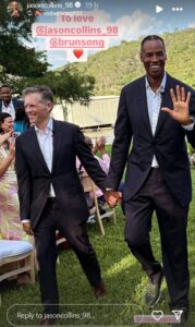La boda LGBTQ+ del año: Jason Collins y Brunson Green en Austin, Texas

